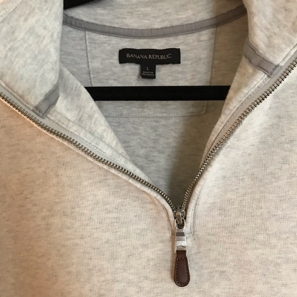 Banana Republic 3/4 zip - Picture 2 of 4